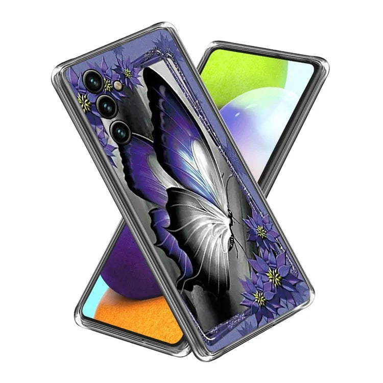 For Samsung Galaxy A15 4G TPU Phone Case Pattern Printed Anti-Scratch Slim Cover