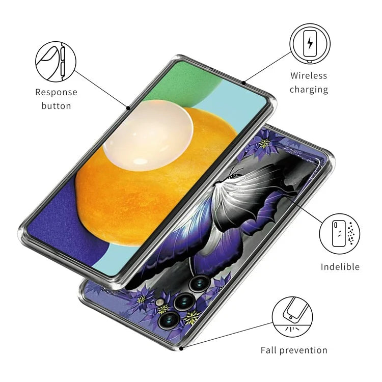 For Samsung Galaxy A15 4G TPU Phone Case Pattern Printed Anti-Scratch Slim Cover