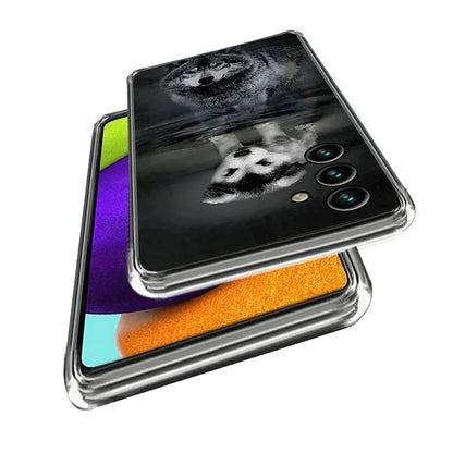 For Samsung Galaxy A15 4G TPU Phone Case Pattern Printed Anti-Scratch Slim Cover