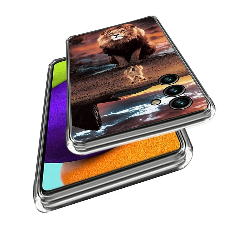 For Samsung Galaxy A15 4G TPU Phone Case Pattern Printed Anti-Scratch Slim Cover