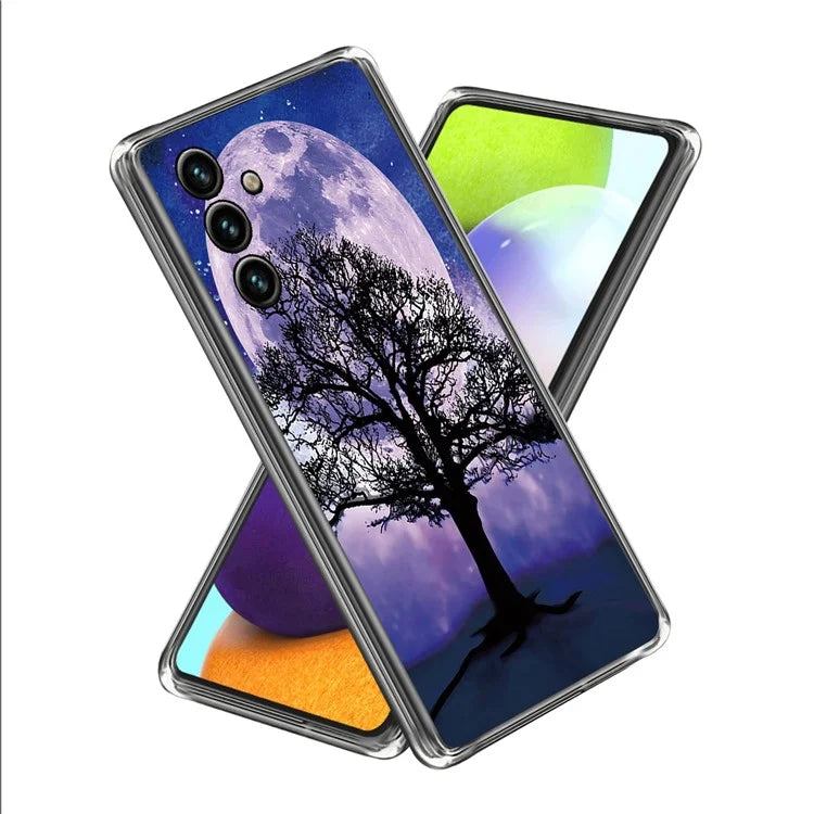 For Samsung Galaxy A15 4G TPU Phone Case Pattern Printed Anti-Scratch Slim Cover