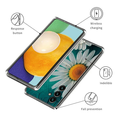 For Samsung Galaxy A15 4G TPU Phone Case Pattern Printed Anti-Scratch Slim Cover