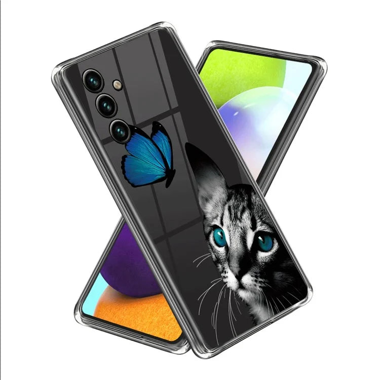 For Samsung Galaxy A15 4G TPU Phone Case Pattern Printed Anti-Scratch Slim Cover