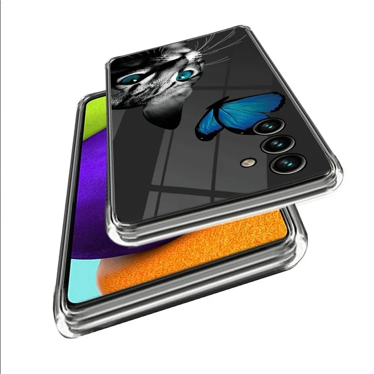 For Samsung Galaxy A15 4G TPU Phone Case Pattern Printed Anti-Scratch Slim Cover