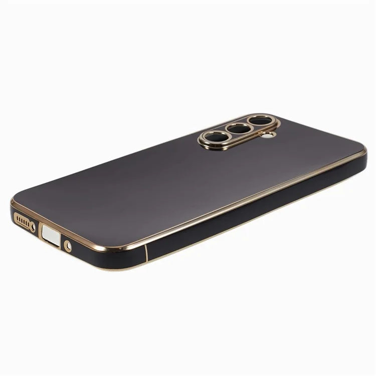 For Samsung Galaxy A05s 4G Cell Phone Case TPU Glossy 6D Electroplating Back Shell