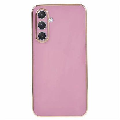 For Samsung Galaxy A05s 4G Cell Phone Case TPU Glossy 6D Electroplating Back Shell