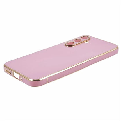 For Samsung Galaxy A05s 4G Cell Phone Case TPU Glossy 6D Electroplating Back Shell