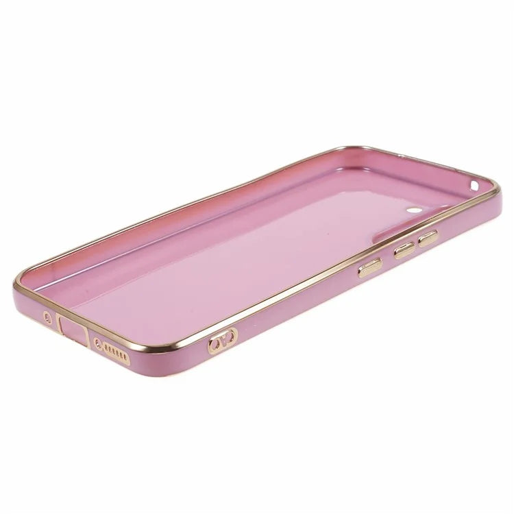 For Samsung Galaxy A05s 4G Cell Phone Case TPU Glossy 6D Electroplating Back Shell