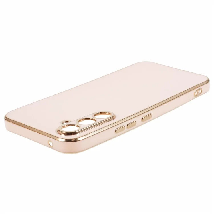 For Samsung Galaxy A05s 4G Cell Phone Case TPU Glossy 6D Electroplating Back Shell