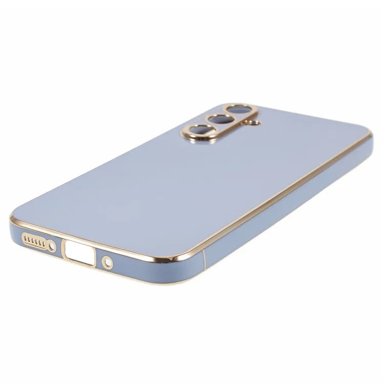 For Samsung Galaxy A05s 4G Cell Phone Case TPU Glossy 6D Electroplating Back Shell