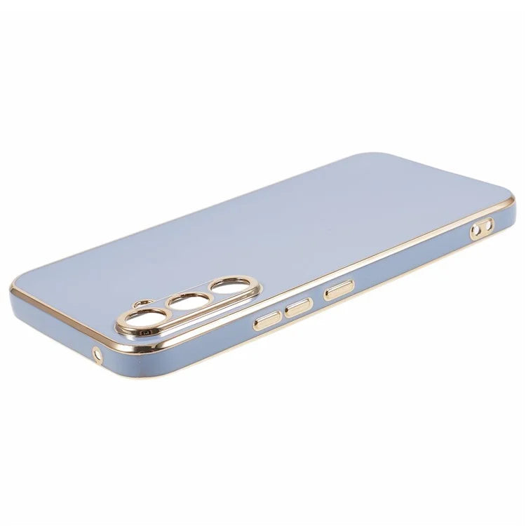 For Samsung Galaxy A05s 4G Cell Phone Case TPU Glossy 6D Electroplating Back Shell