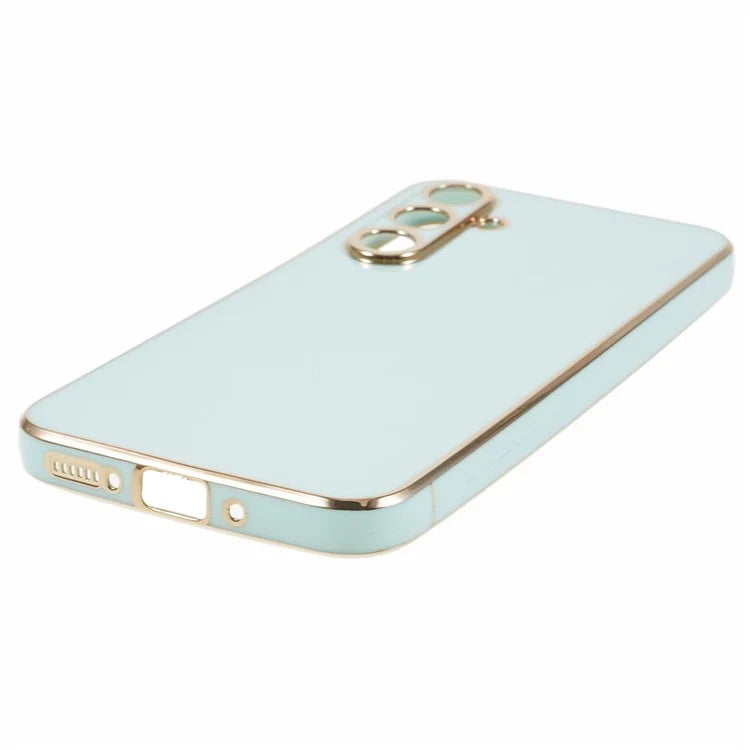 For Samsung Galaxy A05s 4G Cell Phone Case TPU Glossy 6D Electroplating Back Shell