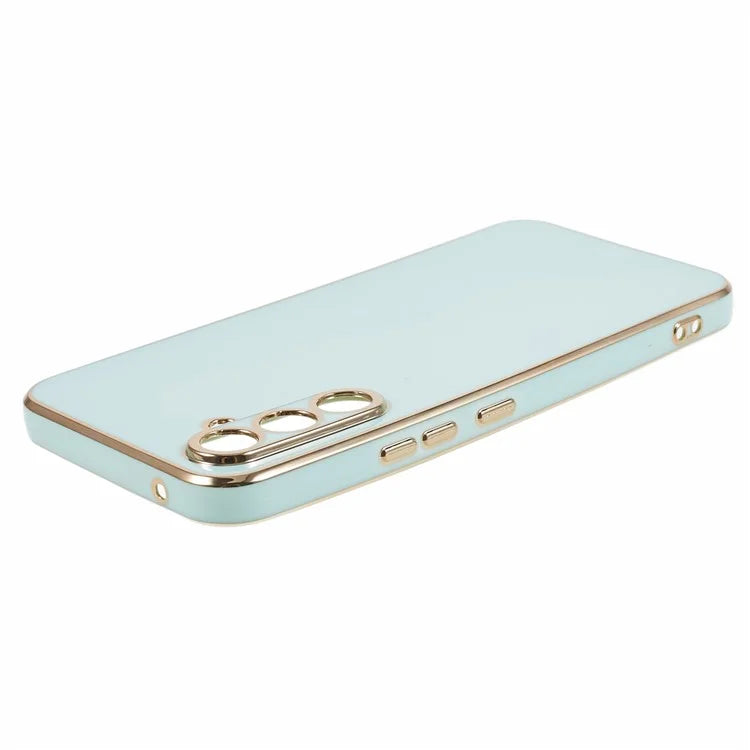 For Samsung Galaxy A05s 4G Cell Phone Case TPU Glossy 6D Electroplating Back Shell