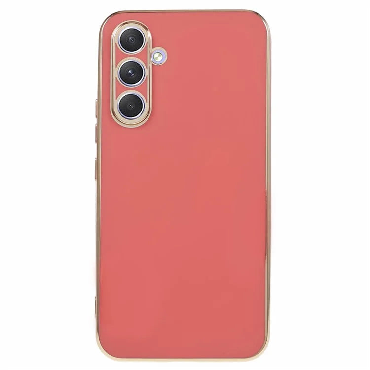 For Samsung Galaxy A05s 4G Cell Phone Case TPU Glossy 6D Electroplating Back Shell
