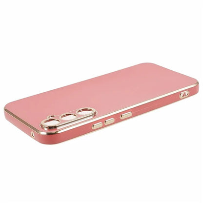 For Samsung Galaxy A05s 4G Cell Phone Case TPU Glossy 6D Electroplating Back Shell