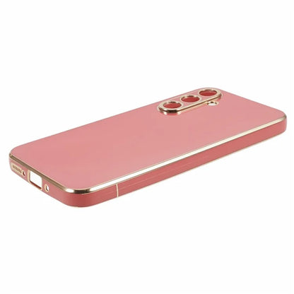For Samsung Galaxy A05s 4G Cell Phone Case TPU Glossy 6D Electroplating Back Shell