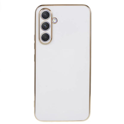 For Samsung Galaxy A05s 4G Cell Phone Case TPU Glossy 6D Electroplating Back Shell