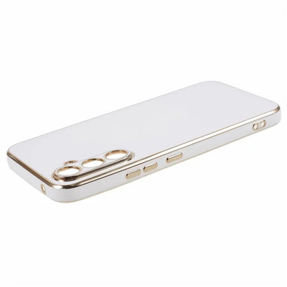 For Samsung Galaxy A05s 4G Cell Phone Case TPU Glossy 6D Electroplating Back Shell