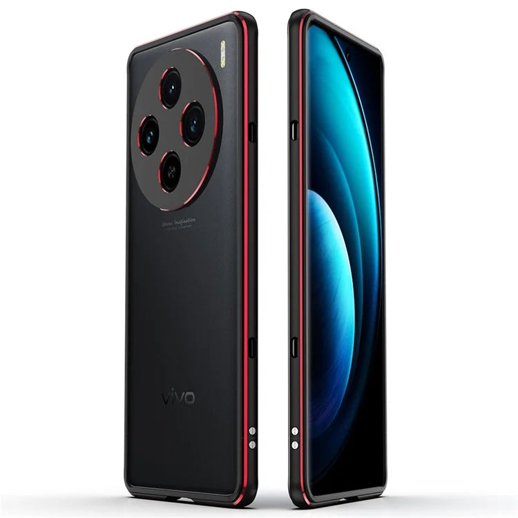 For vivo X100 5G Bumper Case Metal Frame Camera Lens Protective Cover