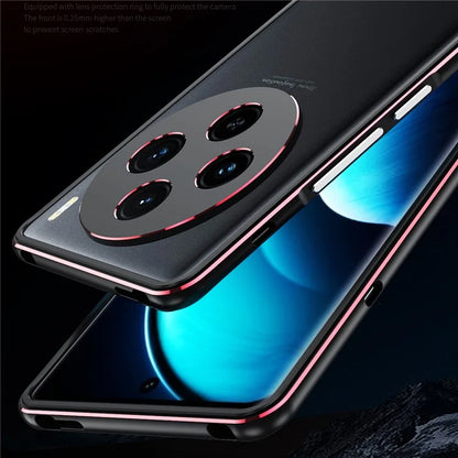 For vivo X100 5G Bumper Case Metal Frame Camera Lens Protective Cover