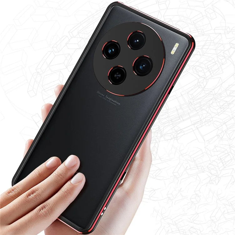 For vivo X100 5G Bumper Case Metal Frame Camera Lens Protective Cover