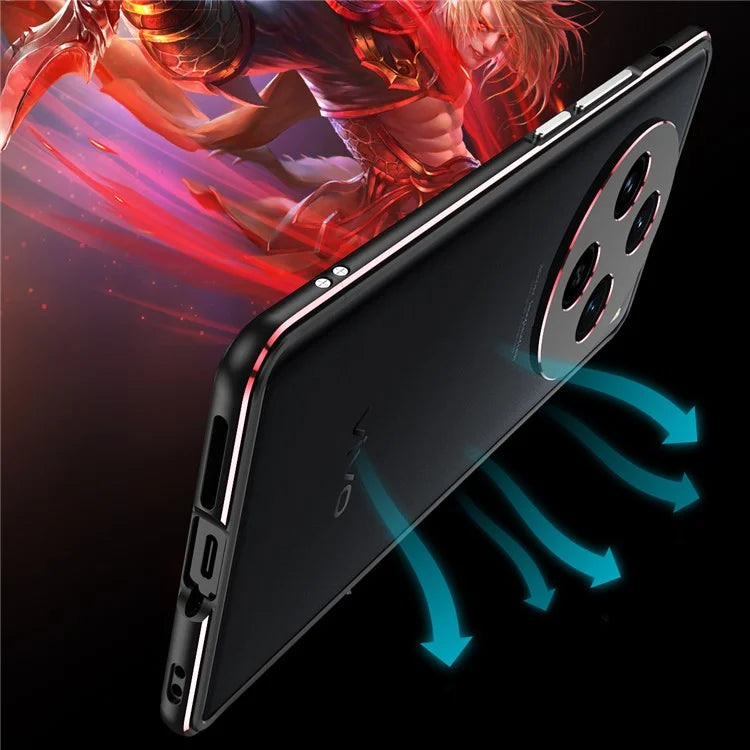 For vivo X100 5G Bumper Case Metal Frame Camera Lens Protective Cover