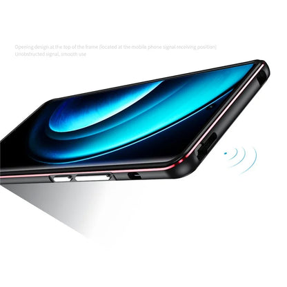 For vivo X100 5G Bumper Case Metal Frame Camera Lens Protective Cover