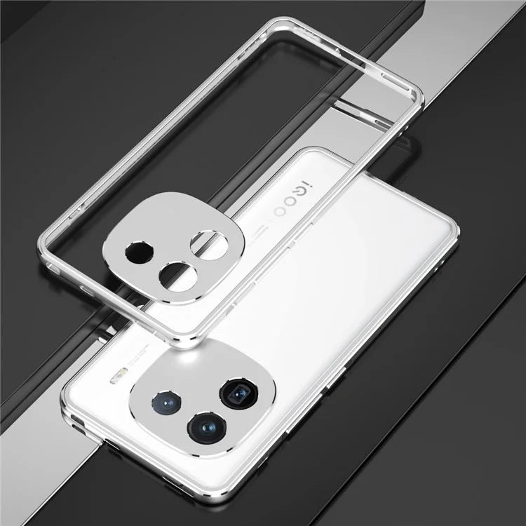 For vivo iQOO 12 5G Bumper Case Metal Frame Lock Phone Protective Frame