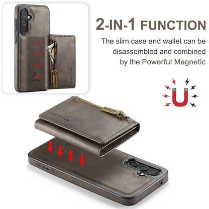 DG.MING M5 Series For Samsung Galaxy S23 FE Phone Case Magnetic Wallet Protective Cover