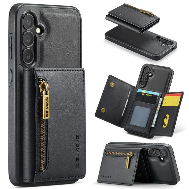 DG.MING M5 Series For Samsung Galaxy S23 FE Phone Case Magnetic Wallet Protective Cover