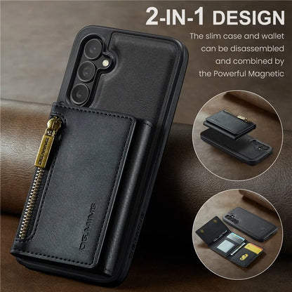 DG.MING M5 Series For Samsung Galaxy S23 FE Phone Case Magnetic Wallet Protective Cover