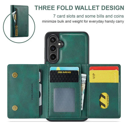 DG.MING M5 Series For Samsung Galaxy S23 FE Phone Case Magnetic Wallet Protective Cover