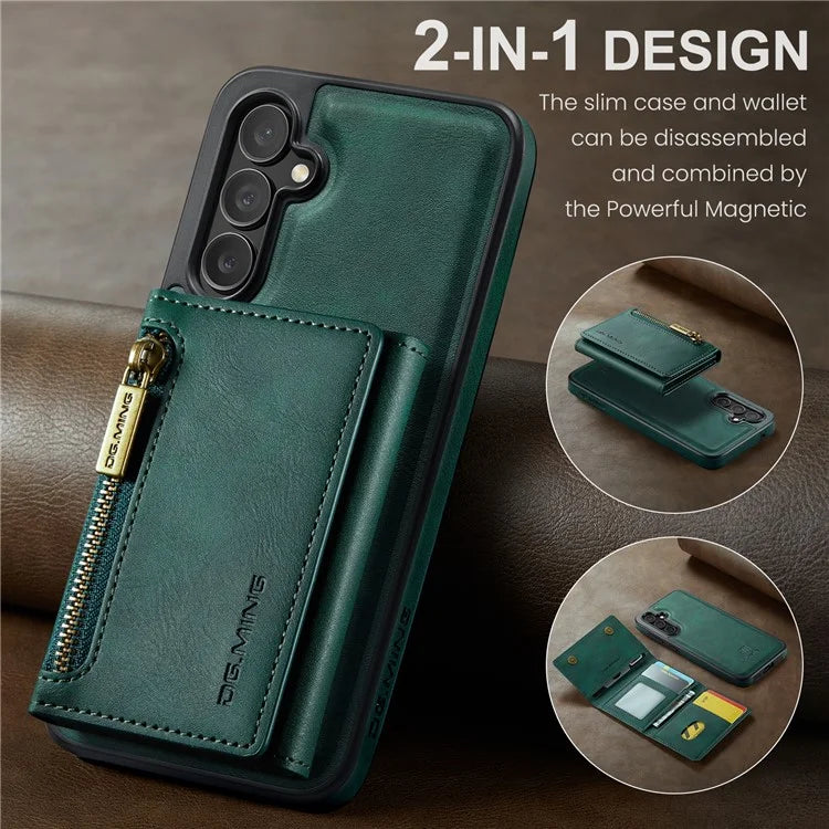 DG.MING M5 Series For Samsung Galaxy S23 FE Phone Case Magnetic Wallet Protective Cover