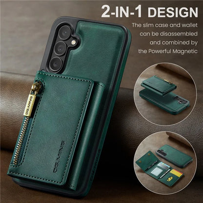 DG.MING M5 Series For Samsung Galaxy S23 FE Phone Case Magnetic Wallet Protective Cover