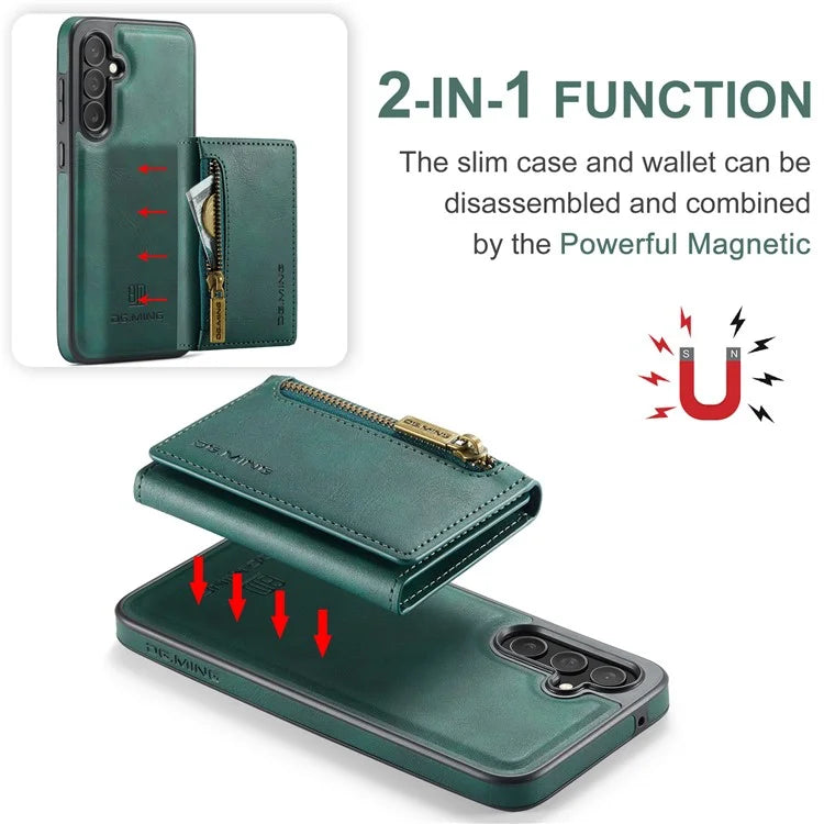 DG.MING M5 Series For Samsung Galaxy S23 FE Phone Case Magnetic Wallet Protective Cover