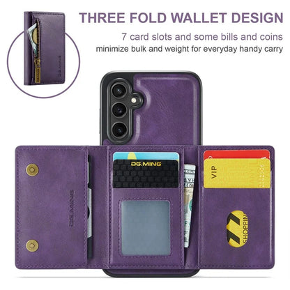 DG.MING M5 Series For Samsung Galaxy S23 FE Phone Case Magnetic Wallet Protective Cover