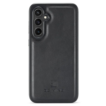 DG.MING For Samsung Galaxy S23 FE PU Leather Coating Cover Shockproof Phone Back Case