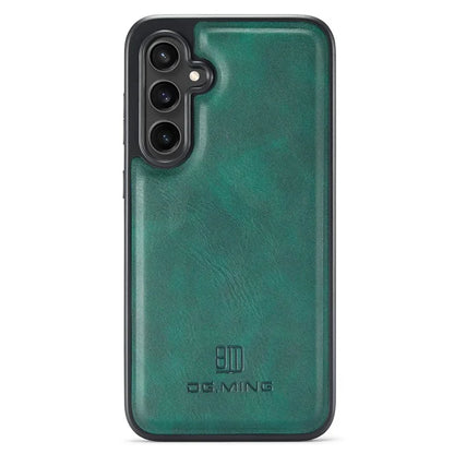 DG.MING For Samsung Galaxy S23 FE PU Leather Coating Cover Shockproof Phone Back Case