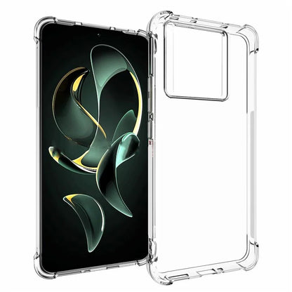 For Xiaomi Redmi K60 Ultra / 13T / 13T Pro TPU Case Reinforced Corners Clear Phone Cover