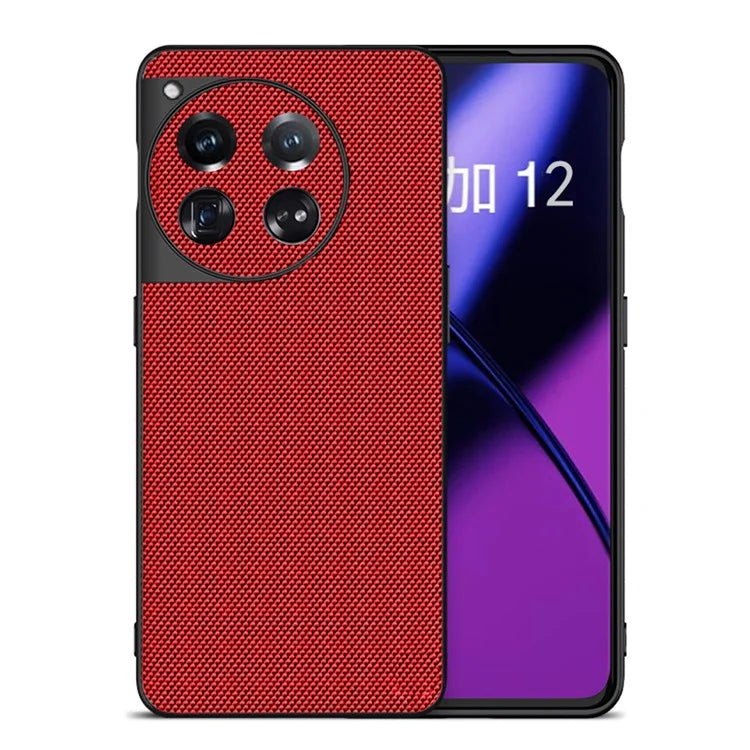 For OnePlus 12 5G Phone Case Nylon TPU Phone Back Cover Protector