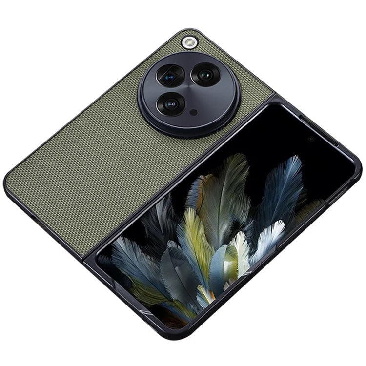 For OnePlus Open Back Case Anti-fingerprint Nylon TPU Phone Protective Cover