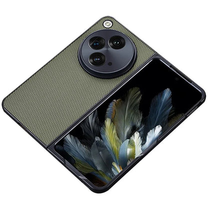 For OnePlus Open Back Case Anti-fingerprint Nylon TPU Phone Protective Cover