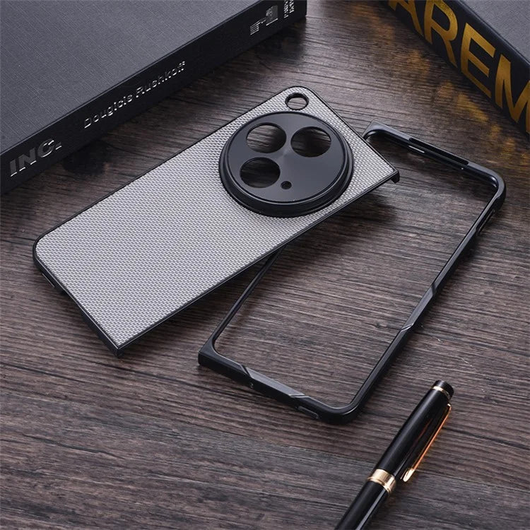 For OnePlus Open Back Case Anti-fingerprint Nylon TPU Phone Protective Cover