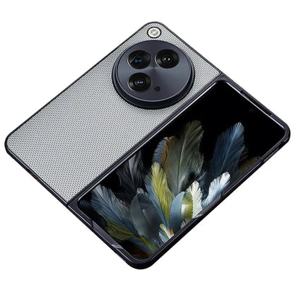 For OnePlus Open Back Case Anti-fingerprint Nylon TPU Phone Protective Cover