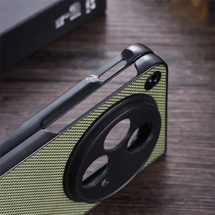 For OnePlus Open Back Case Anti-fingerprint Nylon TPU Phone Protective Cover