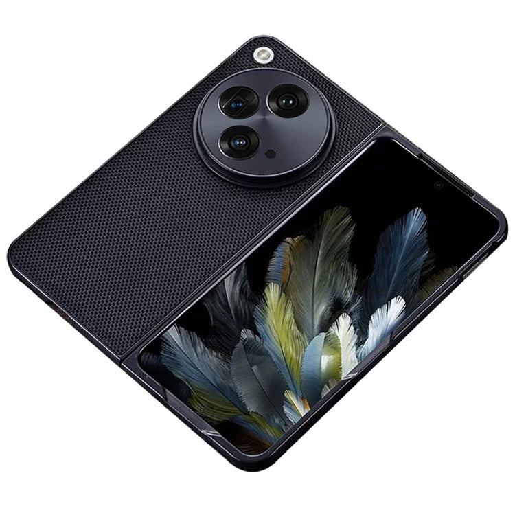 For OnePlus Open Back Case Anti-fingerprint Nylon TPU Phone Protective Cover
