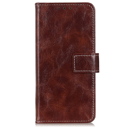 For Samsung Galaxy A35 5G Leather Case Stand PU Leather Crazy Horse Texture Phone Cover