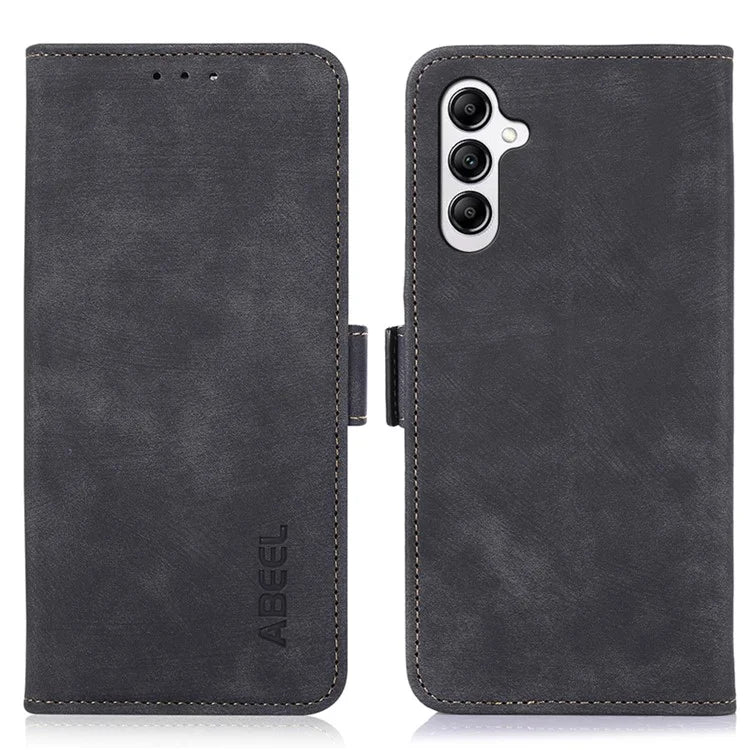 ABEEL For Samsung Galaxy A35 5G Phone Case Vintage PU Leather Wallet Flip Cover Protector