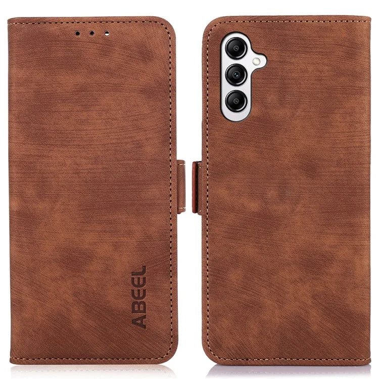 ABEEL For Samsung Galaxy A35 5G Phone Case Vintage PU Leather Wallet Flip Cover Protector