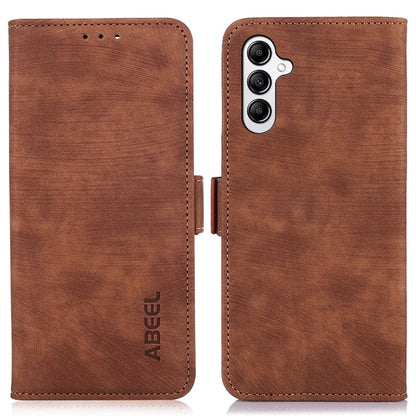 ABEEL For Samsung Galaxy A35 5G Phone Case Vintage PU Leather Wallet Flip Cover Protector
